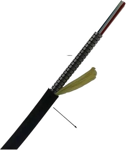 250 m 2/4/6/8 Core PDLC Outdoor Armoured LC SC FC Single-Mode TPU Waterproof 5 mm 4C Fiber Optic Extender Jumper (6 Cores TPU LC-LC) in Saudi Arabia