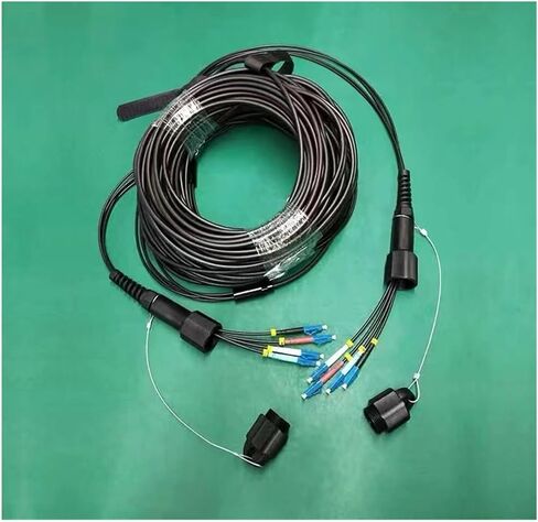 250 m 2/4/6/8 Core PDLC Outdoor Armoured LC SC FC Single-Mode TPU Waterproof 5 mm 4C Fiber Optic Extender Jumper (6 Cores TPU LC-LC) in Saudi Arabia