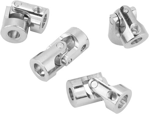 Flexman 4pcs موصل محرك اقتران رمح ، موصل مقرن مملح للحديد المطلي بالنيكل لتوصيل سيارات الطراز ، سفن النماذج ، الروبوتات (القطر الداخلي 5 * 6 مم) in Saudi Arabia