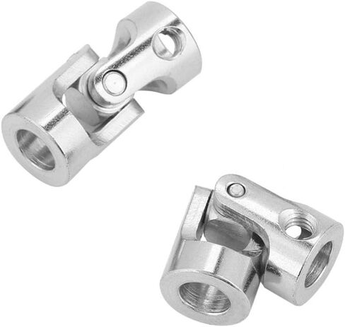 Flexman 4pcs موصل محرك اقتران رمح ، موصل مقرنة مملح للحديد المطلي بالنيكل لتوصيل سيارات النموذج ، سفن النماذج ، الروبوتات (القطر الداخلي 5 * 5mm) in Saudi Arabia