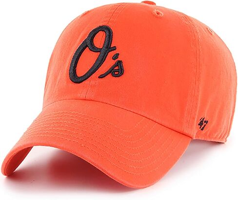 47 Brand MLB Alternate Color Primary Logo Clean Up Adjustable Baseball Cap Hat, Adult One Size Fits All in Kuwait