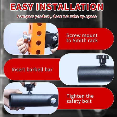 T Bar Row Landmine Attachment for Barbell 360° Swivel landmine Base Fits 2" Barbell bar,Power Cage Landmine Attachment for Gym Home Fitness in Kuwait