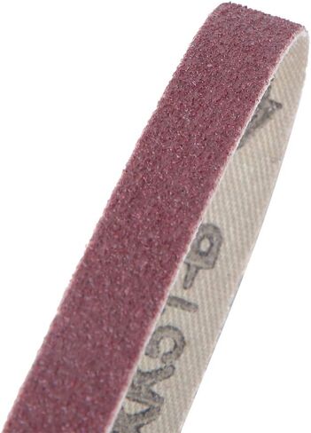 10pcs Sanding Belt Aluminium Oxide Sandpaper Sander Abrasive Band Stra Abrasive Belts are Mainly Used for Grinding and Po P 533 X 9mm 10pcs Abrasive Belt 533 9 Industrial (60#) in Saudi Arabia