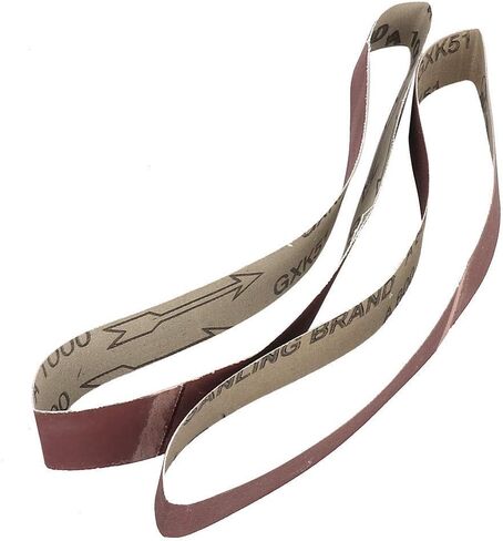 Alumina Abrasive Belt Sanding Band Grinding Polishing Sandpaper Straps 533 * 30 10pcs (600# flat connection) in Saudi Arabia