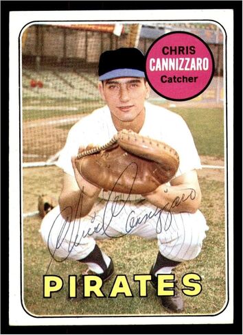 Chris Cannizzaro 1969 Topps #131 Motographed Pirates 81509 - Baseball Slabbed Cards in Saudi Arabia