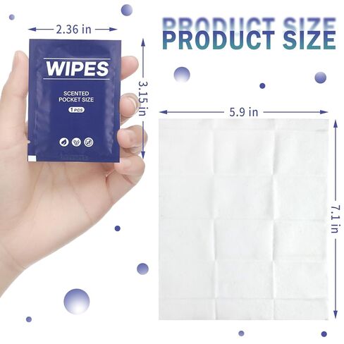 400 PCS بعقب مناديل مبللة للنساء مناديل ملفوفة بشكل فردي للنساء رجل السفر وجه وجه الجسم تنظيف البالغين الحمام المرحاض يوميا (وردي) in Saudi Arabia