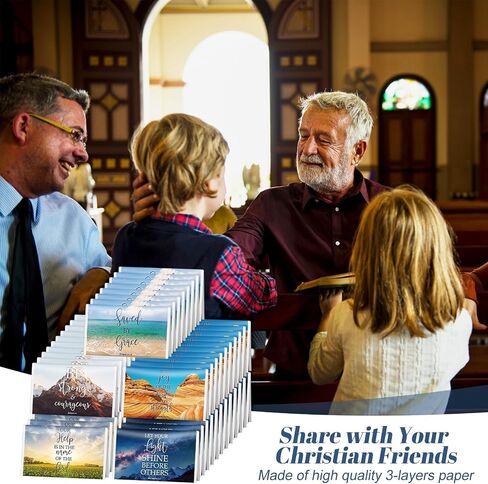 Outus 60 Pack Christian Pocket Tissues Travel Size 3 Ply Small Facial Tissues Individual 600 Sheets Bible Verse Church Welcome Gift for Religious Favor Homeless Care Operation Christmas Supplies in Saudi Arabia