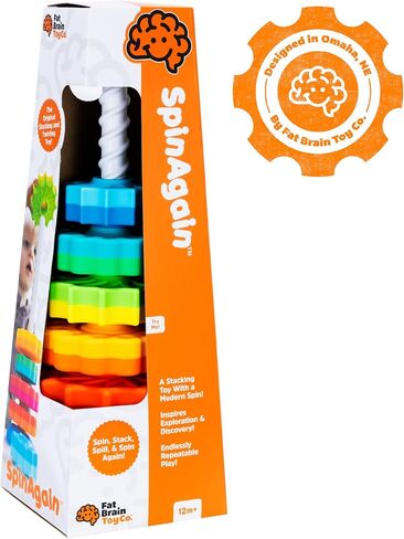 Fat Brain Toys SpinAgain Kids Stacking Toy in Saudi Arabia