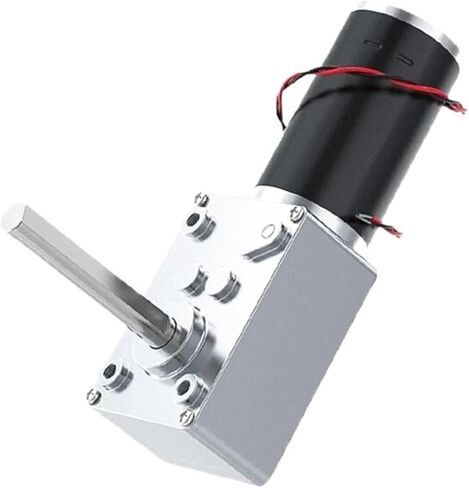 5840-31zy-51 محرك مجهود 12V ~ 24/7rpm ~ 470rpm عزم الدوران ارتفاع 70 كجم/سم تروس الدودة العالية DC DOTABLE DOOR-Locking (12V 7RPM_SINGLE MOTOR) in Saudi Arabia