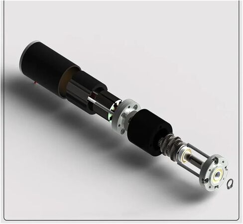 تخفيض سرعة المحرك بلوكيتروجير 12V 24V رمح مزدوج العتاد الكوكبي DC محرك 36 مم قطر العمود 8 مم يمكن تعديل السرعة CW CCW 36GP-36ZE in Kuwait