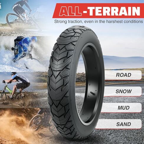 Meghna Fat Bike Tyre 20/26 × 4.0 بوصة الجبال إطارات إطارات الدهون in Saudi Arabia