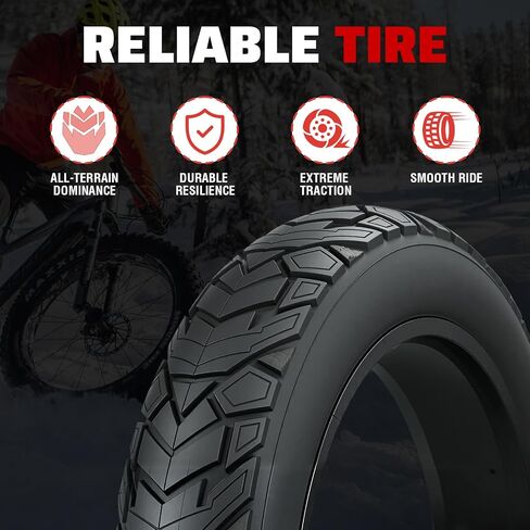 Meghna Fat Bike Tyre 20/26 × 4.0 بوصة الجبال إطارات إطارات الدهون in Saudi Arabia