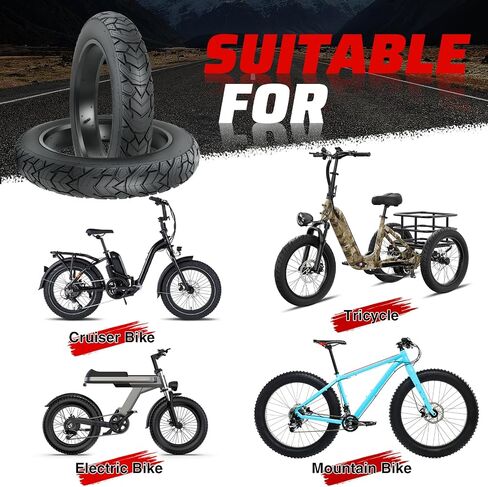 Meghna Fat Bike Tyre 20/26 × 4.0 بوصة الجبال إطارات إطارات الدهون in Saudi Arabia
