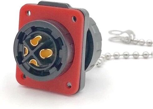 4 دبوس إشارة إشارة دائرية موصل أنثى لوحة مقبس مقبس ماء IP67 in Kuwait