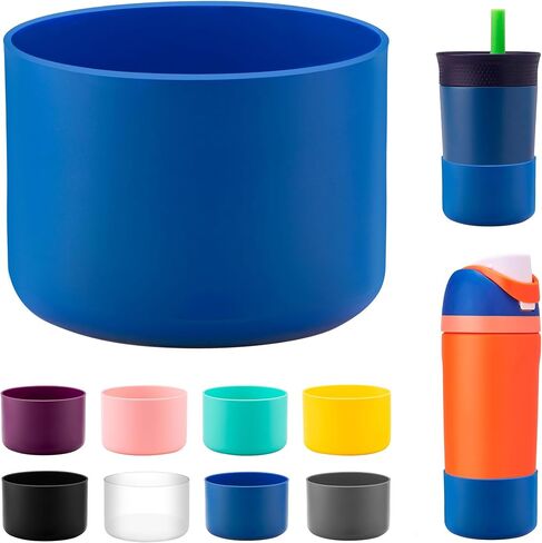Silicone Boot for Owala Kids Water Bottle 14/16 oz, Anti-Slip Protective Sleeve Bottom Protector for Owala Kids Tumbler 12oz, FreeSip 14/16oz in Kuwait