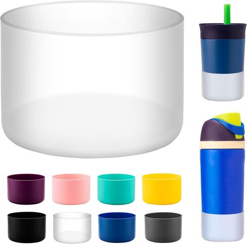 Silicone Boot for Owala Kids Water Bottle 14/16 oz, Anti-Slip Protective Sleeve Bottom Protector for Owala Kids Tumbler 12oz, FreeSip 14/16oz in Kuwait