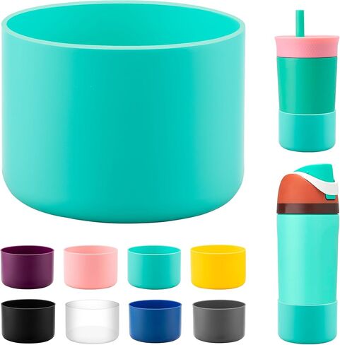 Silicone Boot for Owala Kids Water Bottle 14/16 oz, Anti-Slip Protective Sleeve Bottom Protector for Owala Kids Tumbler 12oz, FreeSip 14/16oz in Kuwait
