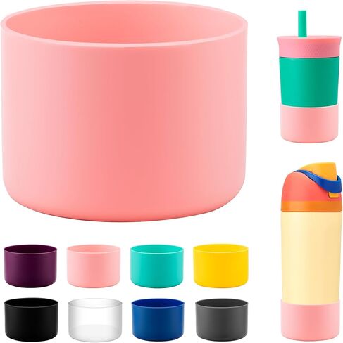 Silicone Boot for Owala Kids Water Bottle 14/16 oz, Anti-Slip Protective Sleeve Bottom Protector for Owala Kids Tumbler 12oz, FreeSip 14/16oz in Kuwait