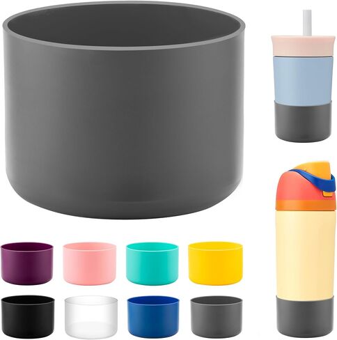 Silicone Boot for Owala Kids Water Bottle 14/16 oz, Anti-Slip Protective Sleeve Bottom Protector for Owala Kids Tumbler 12oz, FreeSip 14/16oz in Kuwait