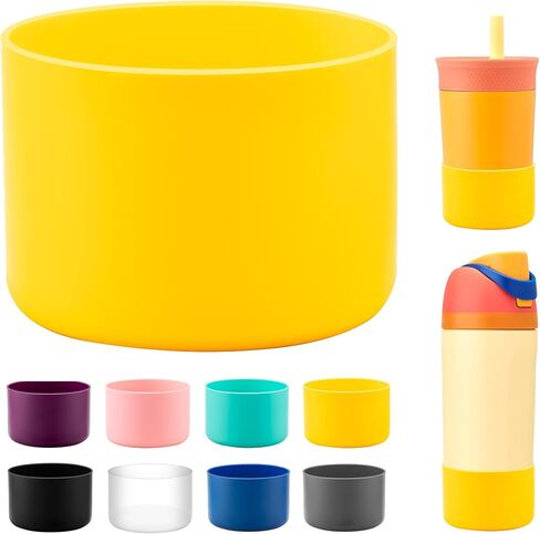 Silicone Boot for Owala Kids Water Bottle 14/16 oz, Anti-Slip Protective Sleeve Bottom Protector for Owala Kids Tumbler 12oz, FreeSip 14/16oz in Kuwait