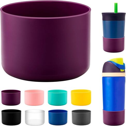 Silicone Boot for Owala Kids Water Bottle 14/16 oz, Anti-Slip Protective Sleeve Bottom Protector for Owala Kids Tumbler 12oz, FreeSip 14/16oz in Kuwait