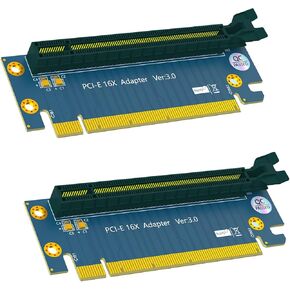 WLGQ PCI-E X16 Riser Card Adapter, PCIE GPU 90 Degree Male to Female Adapter, PCI Express Version 4.0 in Kuwait