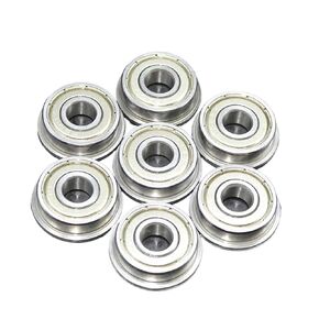 10PCS F683 to F688 Flange Bearing F608 F683 F684 F685 F686 F687 F688 F693 F694 F695 F696 F698 ZZ 2Z Deep Groove Ball Bearings(F696ZZ-6x15x5mm) in Kuwait