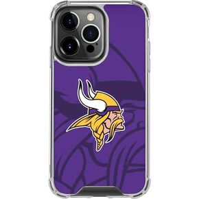 Skinit Clear Phone Case Compatible with iPhone 16 Pro Max - Officially Licensed NFL Minnesota Vikings Double Vision Design in Kuwait