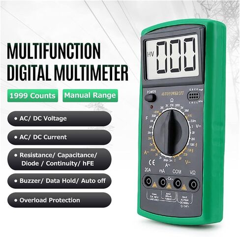 مولد الإشارة الحالي الرقمي Multimeter 1999 يحسب اختبار الكهرباء فولتميتر in Saudi Arabia