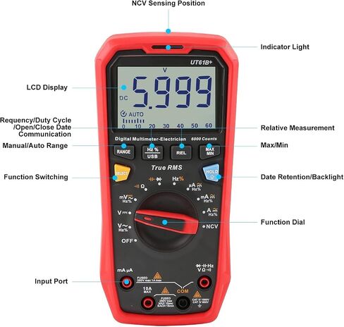 مولد الإشارة الحالي Multimeter 1000V الجهد الجهد الحالي اختبار السعة in Saudi Arabia