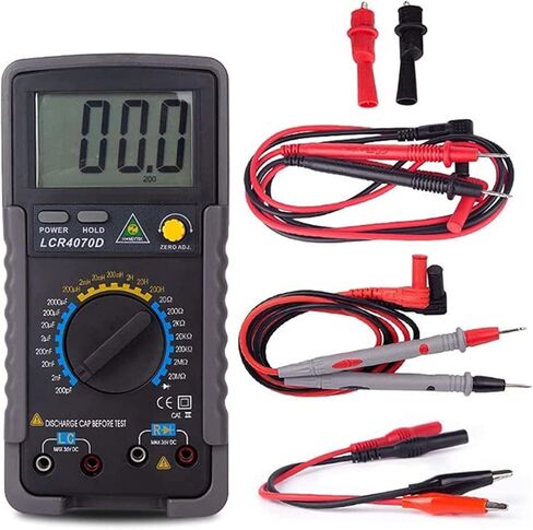 Current Signal Generator Digital Multimeter Meter Capacitance Tester Inductance Tester Resistance Meter, Yellow in Kuwait