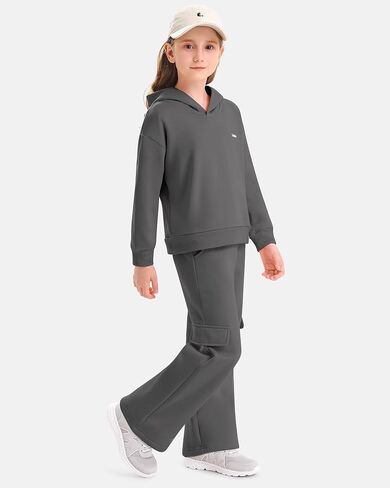 Stelle Girls 2 Pieces Athletic Sweatsuit Casual Sweatshirts and Pants Long Sleeve Pull Over Outfits Sets in Saudi Arabia
