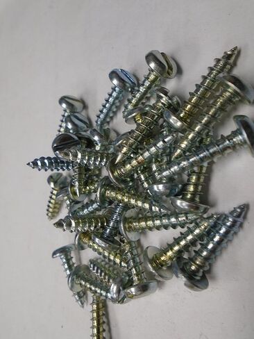 New Pack of Sheet Metal Screw #10 x 3/4" Sotted Pan Head Type A Steel Unichrome 100 pc #2759 Multi-Purpose Comprehensive Hardware Fastener Assortment Kit WnyNEH06557 in Saudi Arabia