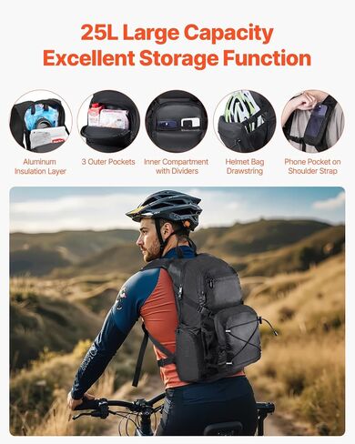VEVOR Hydration Backpack, Insulated Hydration Pack Backpack with Water Bladder, Hiking Water Backpack with Storage for Men Women, Hydro Water Daypack for Hiking Running Cycling Camping in Saudi Arabia