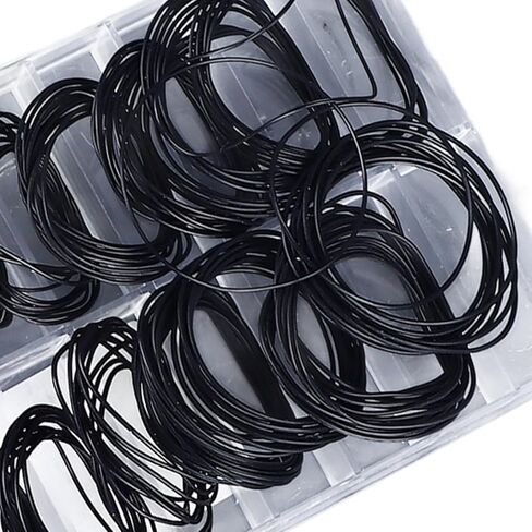 180 pcs o حلقة رنين الكشافات الظهر ، 0.5 0.5 0.6 مم مجموعة حشيات الظهر ، شاهد أختام العلبة والحشيات ، 18 أحجام مع 10 أجهزة كمبيوتر لكل منهما لإصلاح المشاهدة in Saudi Arabia