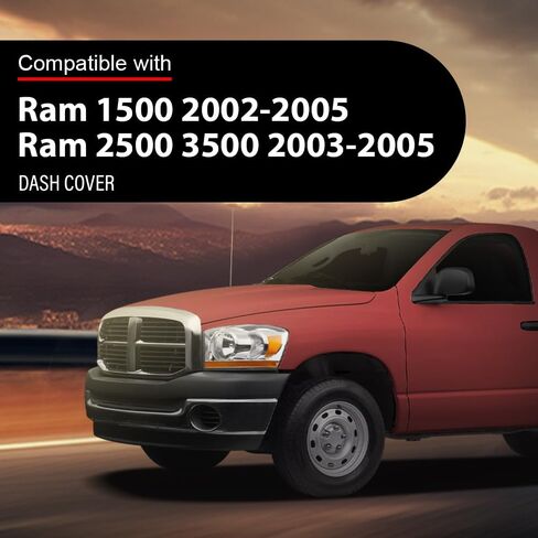 G-Plus Dashboard Plastic Dash لوحة متوفرة مع 2002 2003 2004 2005 RAM 1500 2500 3500 Pickup 5GT31XDVAA ، 5GT31XDVAB ، 5GT31XDVAC Black in Kuwait