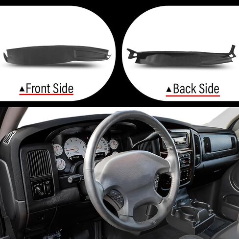 G-Plus Dashboard Plastic Dash لوحة متوفرة مع 2002 2003 2004 2005 RAM 1500 2500 3500 Pickup 5GT31XDVAA ، 5GT31XDVAB ، 5GT31XDVAC Black in Kuwait