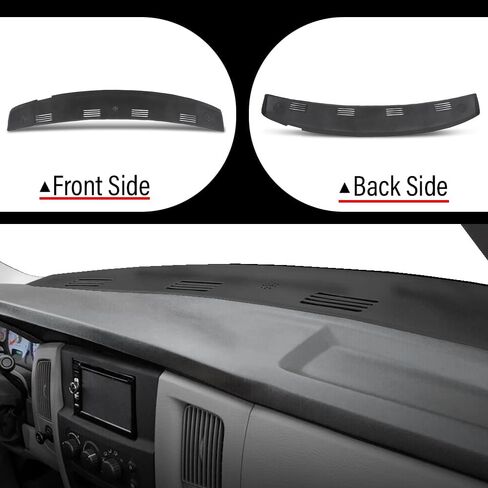 G-Plus Dashboard Plastic Dash لوحة متوفرة مع 2002 2003 2004 2005 RAM 1500 2500 3500 Pickup 5GT31XDVAA ، 5GT31XDVAB ، 5GT31XDVAC Black in Saudi Arabia