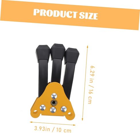 Professional Clarinet and Flute Tripod Stand Stable Support Foldable Design Music Rack for Music Yellow in Saudi Arabia