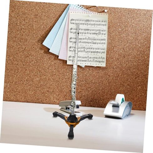 Professional Clarinet and Flute Tripod Stand Stable Support Foldable Design Music Rack for Music Yellow in Saudi Arabia