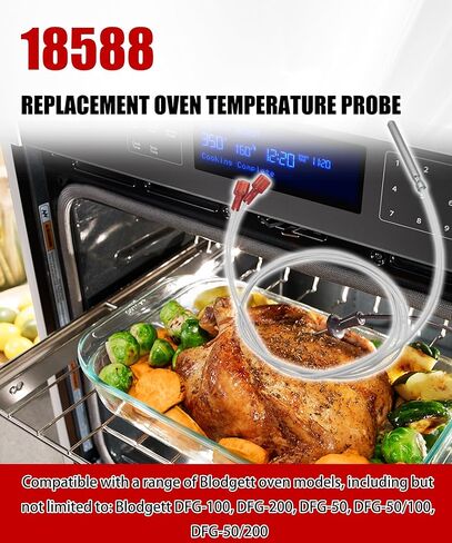 18588 Oven Temperature Probe Replacement Fits for A Range of Blodgett Oven Models,Compatible with Blodgett DFG-100,DFG-200,DFG-50,DFG-50/100,DFG-50/200 in Saudi Arabia