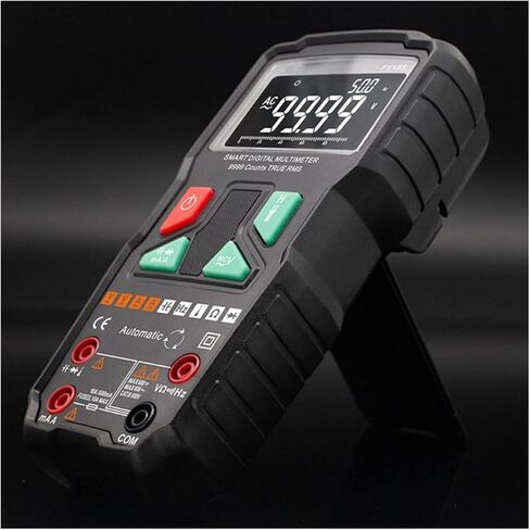 Current Signal Generator High Precision Multimeter Digital Handheld Automatic AC Voltage Current Meter, Black in Saudi Arabia