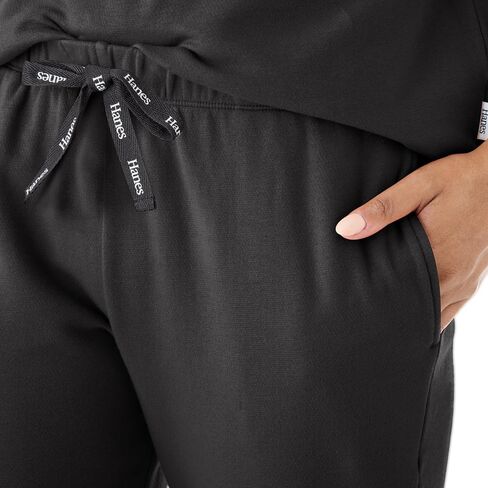 Hanes Originals French Terry Joggers ، سراويل صالة خفيفة الوزن للنساء ، Comfywear Loungewear ، 28 " in Saudi Arabia