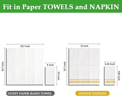 Acrylic Napkin-Holder for Bathroom, Acrylic Guest Towel Holder, Bathroom Napkins Guest Disposable Holder, Hand Towel Tray for Kitchen, Parties, Weddings, Party, Hotel, Restaurant (Classic) in Saudi Arabia