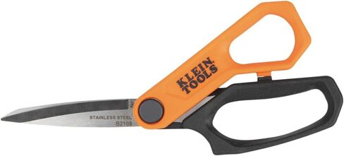 Klein Tools B2109 Heavy Duty Scissors, Multipurpose Utility Shears for Cutting Fabric, Cardboard, Plastic, Metal and More, Stainless Steel, 9-Inch in Saudi Arabia