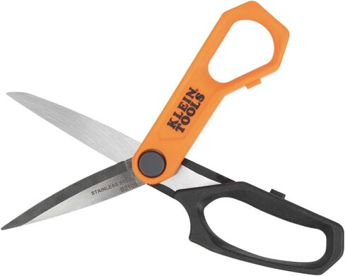 Klein Tools B2109 Heavy Duty Scissors, Multipurpose Utility Shears for Cutting Fabric, Cardboard, Plastic, Metal and More, Stainless Steel, 9-Inch in Saudi Arabia