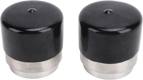 Tissting 2PCS Trailer Bearing Buddies ، 1.78in/4.5 سم من الفولاذ المقاوم للصدأ المقاوم للصدأ مقطورة العجلة المركز غطاء محمل محامي محفوظ مع حمالات الصدر الواقية لقارب المقطورة in Kuwait