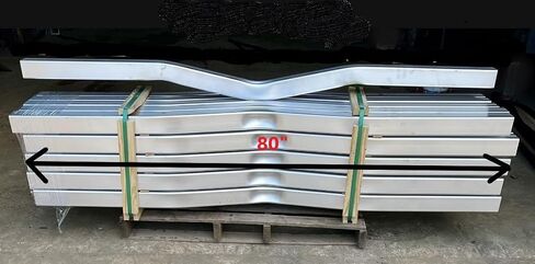 Generic Boat Trailer Aluminum Crossmember V-Bend Square Tube 3"" x 3"" x 80"", CMV80K in Saudi Arabia