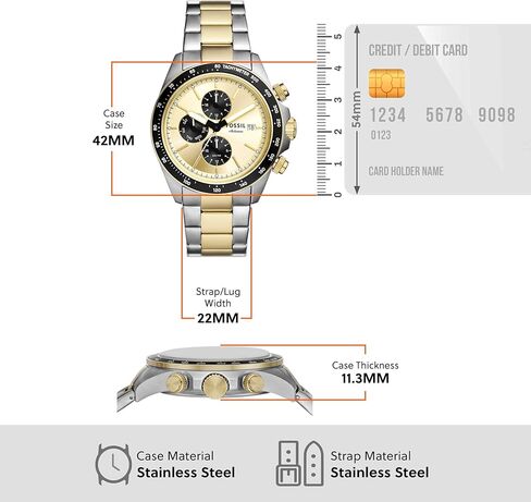 Fossil Men's Autocross Multifunction Multifunction Feethity Watch (Model: FS6126) in Saudi Arabia