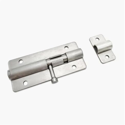 Furniture Door Bolts 3.5 Inch Stainless Steel Locks Sliding Door Chain Latch for Gate Hardware 1Pcs(90MM) in Saudi Arabia